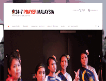 Tablet Screenshot of 24-7prayermalaysia.com